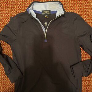 RALPH LAUREN POLO BOYS PERFORMANCE QUARTER-ZIP PULLOVER